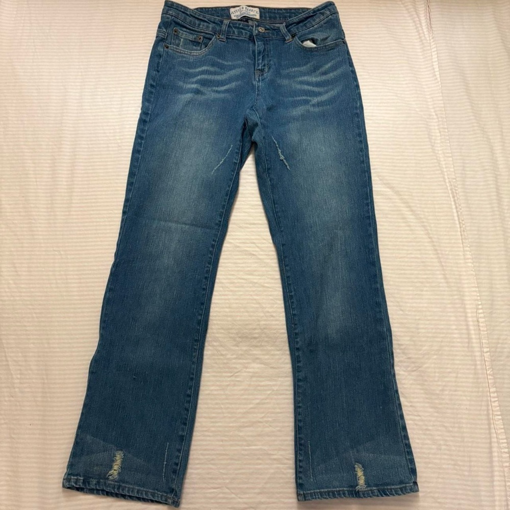90s Blue distressed jeans